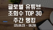 ‘김프로 KIMPRO’, 지난주 유튜브 글로벌 조회수 17억… 1위 재탈환! TOP 30 순위는?